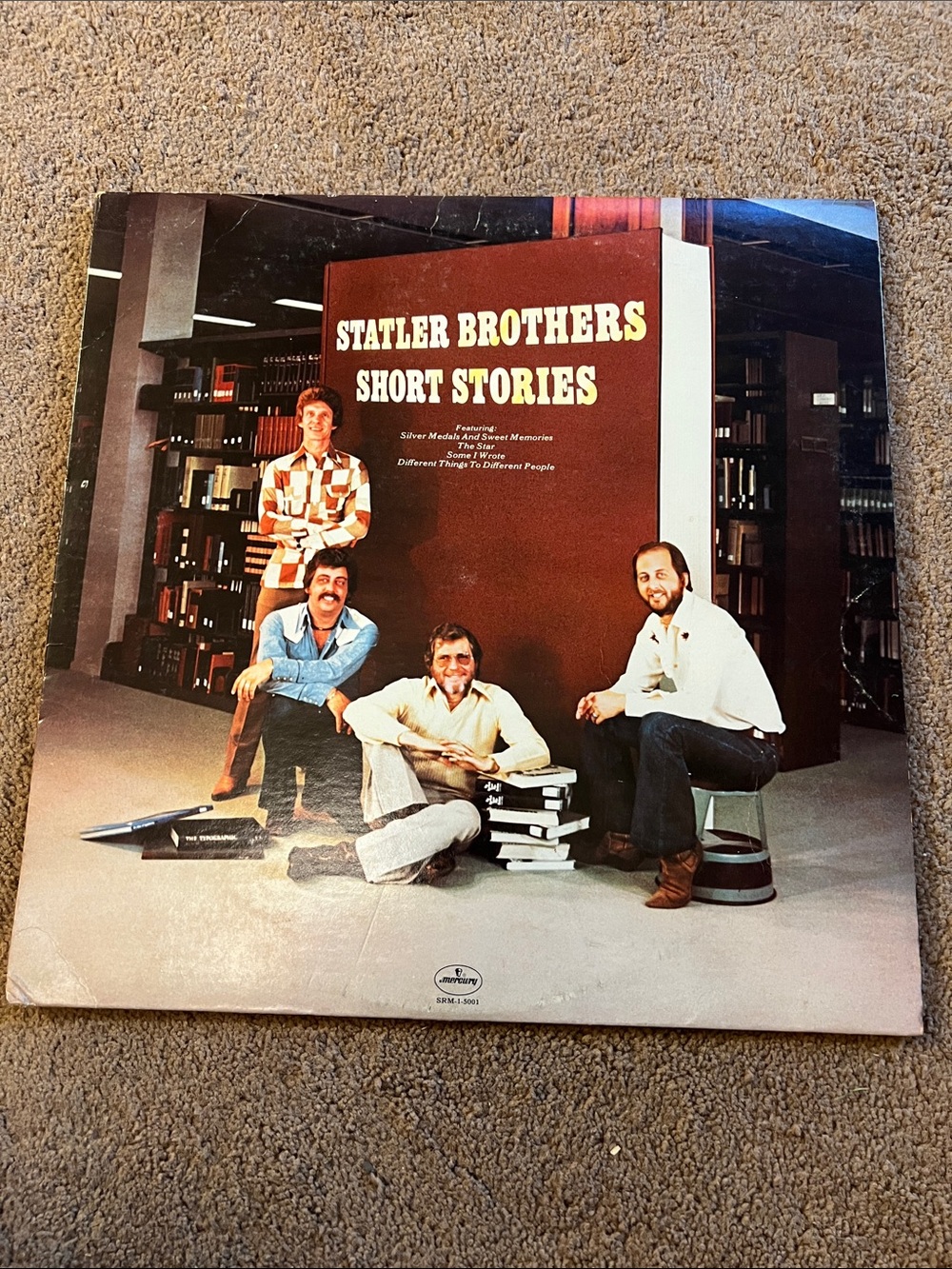 Statler Brothers "Short Stories" Vinyl LP - Brown and Cream Cover